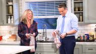 Sure, they're smiling now, but what will happen when Carly (Laura Wright) learns that Jack (Chris McKenna) hasn't been honest with her on General Hospital | Image: Disney/Bahareh Ritter